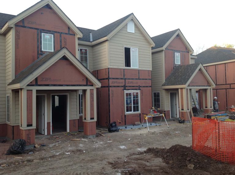 Siding replacement on a mult-unit complex