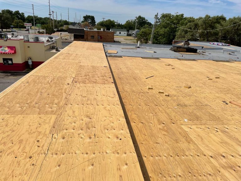 New Image Roofing & Construction preps commercial space for a new roof