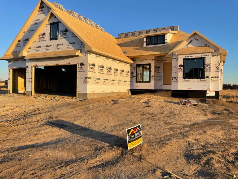 New Image Roofing & Construction preps a new home for roof installation